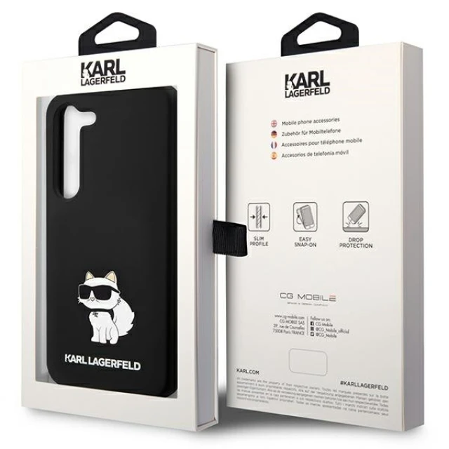 Чохол Karl Lagerfeld Silicone Choupette для Samsung Galaxy S24 Plus (S926) Black (KLHCS24MSNCHBCK)