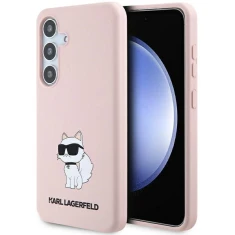 Чохол Karl Lagerfeld Silicone Choupette для Samsung Galaxy S24 Plus (S926) Pink (KLHCS24MSNCHBCP)