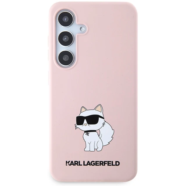 Чохол Karl Lagerfeld Silicone Choupette для Samsung Galaxy S24 Plus (S926) Pink (KLHCS24MSNCHBCP)