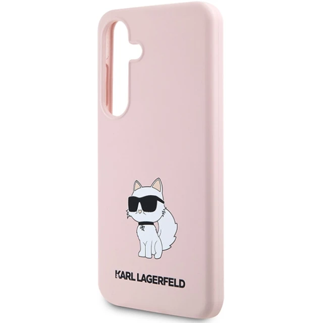 Чохол Karl Lagerfeld Silicone Choupette для Samsung Galaxy S24 Plus (S926) Pink (KLHCS24MSNCHBCP)