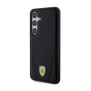 Чохол Ferrari Hot Stamp V Lines для Samsung Galaxy S24 (S921) Black with MagSafe (FEHMS24SP3BAK)