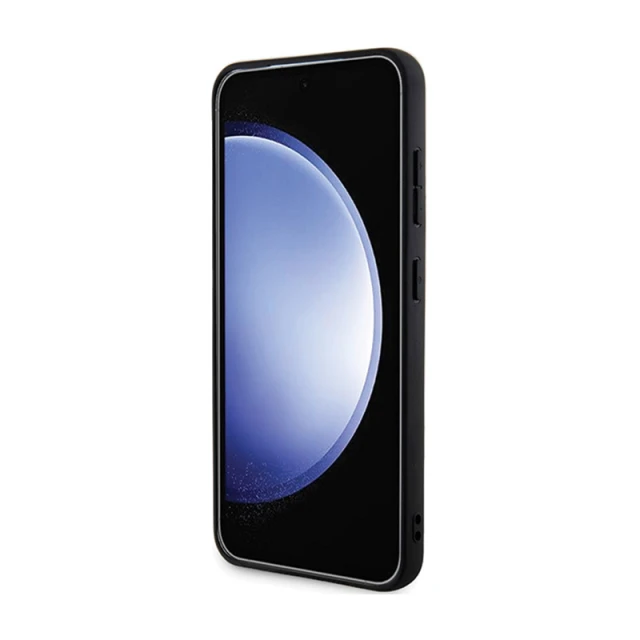 Чохол Ferrari Hot Stamp V Lines для Samsung Galaxy S24 (S921) Black with MagSafe (FEHMS24SP3BAK)