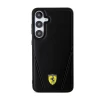 Чохол Ferrari Hot Stamp V Lines для Samsung Galaxy S24 Plus (S926) Black with MagSafe (FEHMS24MP3BAK)