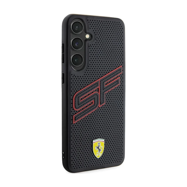 Чохол Ferrari Big SF Perforated для Samsung Galaxy S24 (S921) Black (FEHCS24SPINK)
