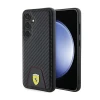 Чохол Ferrari Carbon Stitched Bottom для Samsung Galaxy S24 (S921) Black (FEHCS24SN3PUK)