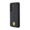 Чохол Ferrari Carbon Stitched Bottom для Samsung Galaxy S24 (S921) Black (FEHCS24SN3PUK)