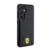 Чохол Ferrari Carbon Stitched Bottom для Samsung Galaxy S24 (S921) Black (FEHCS24SN3PUK)
