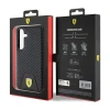 Чохол Ferrari Carbon Stitched Bottom для Samsung Galaxy S24 (S921) Black (FEHCS24SN3PUK)