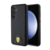 Чохол Ferrari Carbon Stitched Bottom для Samsung Galaxy S24 Plus (S926) Black (FEHCS24MN3PUK)