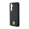 Чохол Ferrari Carbon Stitched Bottom для Samsung Galaxy S24 Plus (S926) Black (FEHCS24MN3PUK)