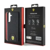 Чохол Ferrari Carbon Stitched Bottom для Samsung Galaxy S24 Plus (S926) Black (FEHCS24MN3PUK)