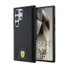 Чохол Ferrari Carbon Stitched Bottom для Samsung Galaxy S24 Ultra (S928) Black (FEHCS24LN3PUK)