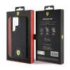 Чохол Ferrari Carbon Stitched Bottom для Samsung Galaxy S24 Ultra (S928) Black (FEHCS24LN3PUK)