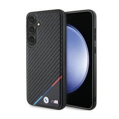 Чохол BMW Carbon Tricolor Line для Samsung Galaxy S24 Plus (S926) Black with MagSafe (BMHMS24M23PUDTK)