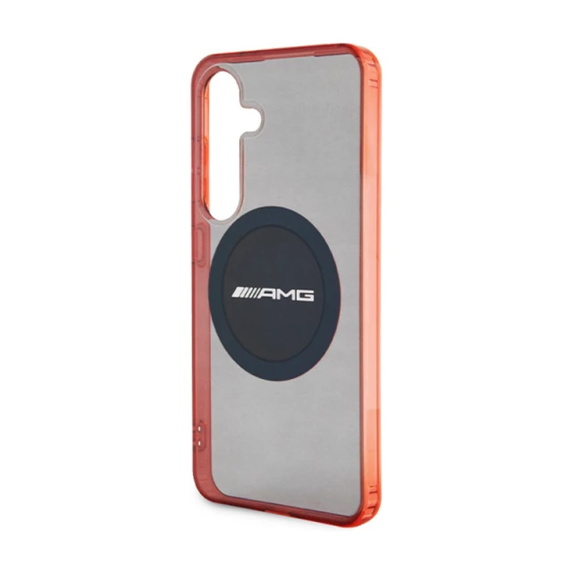 Чохол AMG Hardcase Transparent Bicolor для Samsung Galaxy S24 (S921) Black with MagSafe (AMHMS24S23HBCK)