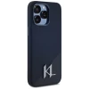Чохол Karl Lagerfeld Silicone Shadow Metal Initial для iPhone 15 Pro Max Black with MagSafe (KLHMP15XSCMKMPCK)