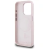 Чохол Karl Lagerfeld Silicone Shadow Metal Initial для iPhone 15 Pro Max Pink with MagSafe (KLHMP15XSCMKMPCP)