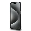 Чохол Karl Lagerfeld Silicone Metal Script Logo для iPhone 15 Pro Black (KLHCP15LSCMSMVK)