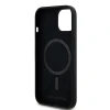 Чохол Karl Lagerfeld Silicone Karl & Choupette для iPhone 15 Plus | 14 Plus Black with MagSafe (KLHMP15MSCMKCRHK)