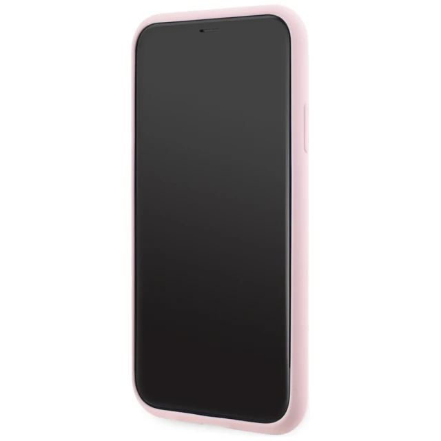 Чохол Karl Lagerfeld Silicone Karl & Choupette Ring для iPhone 11 Pink with MagSafe (KLHMN61SCMKCRHP)