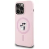 Чохол Karl Lagerfeld Silicone Karl & Choupette Ring для iPhone 14 Pro Max Pink with MagSafe (KLHMP14XSCMKCRHP)