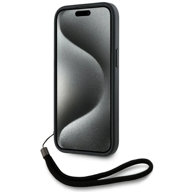 Чохол Karl Lagerfeld Saffiano Athleisure Stripes Cord для iPhone 15 Red (KLHCP15SPAMSCNSR)
