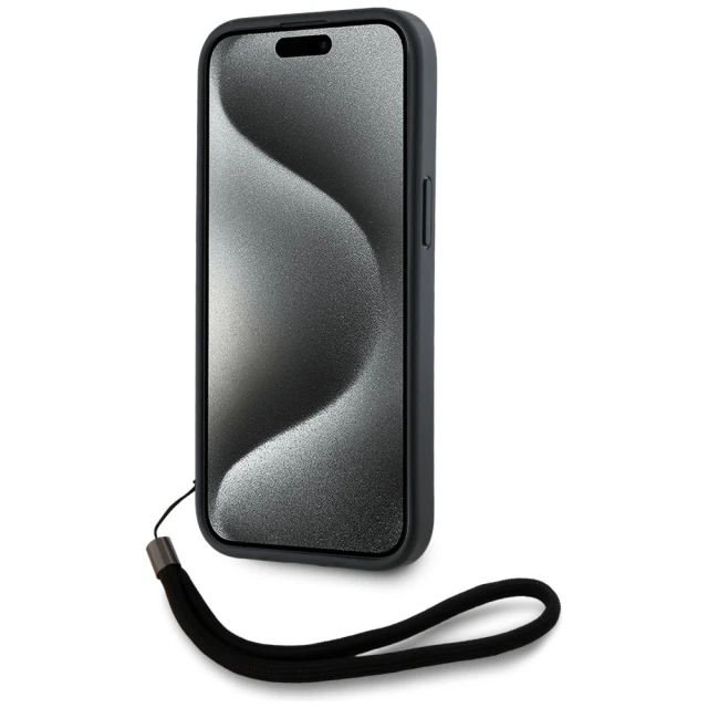 Чохол Karl Lagerfeld Saffiano Athleisure Stripes Cord для iPhone 15 Pro Max Red (KLHCP15XPAMSCNSR)