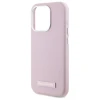 Чохол Karl Lagerfeld FW Metal Plate для iPhone 15 Pro Max Pink with MagSafe (KLHMP15XPGMSRPP)