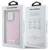 Чохол Karl Lagerfeld FW Metal Plate для iPhone 15 Pro Max Pink with MagSafe (KLHMP15XPGMSRPP)