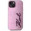 Чохол Karl Lagerfeld Metal Signature для iPhone 15 Pink (KLHCP15SPFMFBKMP)