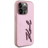 Чохол Karl Lagerfeld Metal Signature для iPhone 15 Pro Max Pink (KLHCP15XPFMFBKMP)