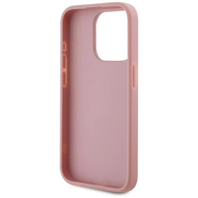 Чохол Karl Lagerfeld Metal Signature для iPhone 15 Pro Max Pink (KLHCP15XPFMFBKMP)
