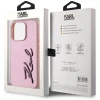 Чохол Karl Lagerfeld Metal Signature для iPhone 15 Pro Max Pink (KLHCP15XPFMFBKMP)