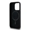 Чохол Karl Lagerfeld Silicone Karl & Choupette Head для iPhone 15 Pro Black with MagSafe (KLHMP15LSKCHPPLK)