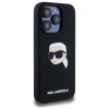 Чохол Karl Lagerfeld Silicone Karl Head для iPhone 15 Pro Black with MagSafe (KLHMP15LSKHPPLK)