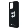 Чохол Karl Lagerfeld Silicone Choupette Head для iPhone 15 Pro Black with MagSafe (KLHMP15LSCHPPLK)