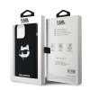 Чохол Karl Lagerfeld Silicone Choupette Head для iPhone 15 Pro Black with MagSafe (KLHMP15LSCHPPLK)
