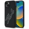 Чохол Karl Lagerfeld 3D Rubber Bicolor Signature для iPhone 15 Black (KLHCP15S3DRKSDLK)