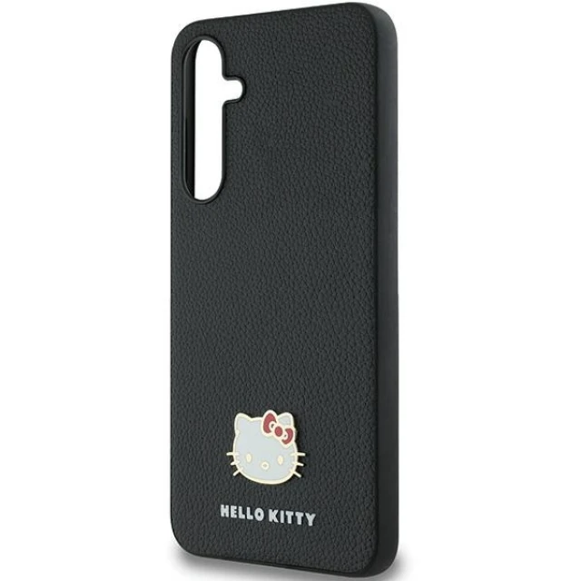 Чохол Hello Kitty Metal Logo для Samsung Galaxy A55 Black (HKHCSA55PGHDLMK)