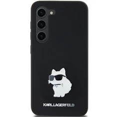 Чохол Karl Lagerfeld Silicone Choupette Metal Pin для Samsung Galaxy A35 5G (A356) Black (KLHCSA35SMHCNPK)