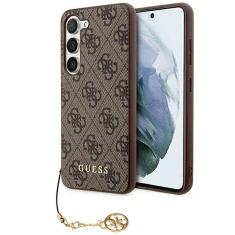 Чохол Guess 4G Charms Collection для Samsung Galaxy A35 5G (A356) Brown (GUHCSA35GF4GBR)