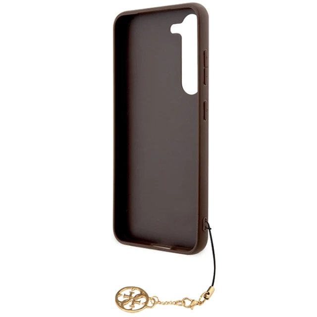 Чохол Guess 4G Charms Collection для Samsung Galaxy A35 5G (A356) Brown (GUHCSA35GF4GBR)