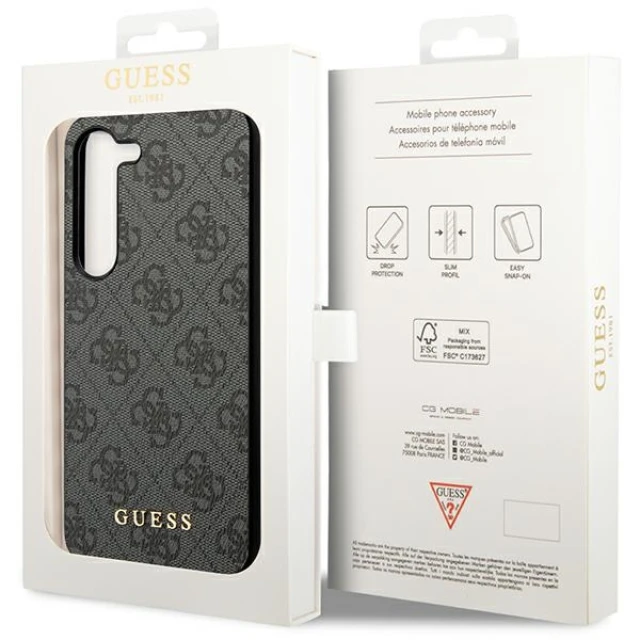Чохол Guess 4G Charms Collection для Samsung Galaxy A35 5G (A356) Black (GUHCSA35GF4GGR)