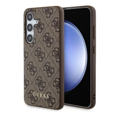 Чохол Guess 4G Metal Gold Logo для Samsung Galaxy A35 5G (A356) Brown (GUOHCSA35G4GFBR)