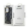 Чохол DKNY Hardcase Leather Checkered Mono Pattern для iPhone 13 Pro Max Black with MagSafe (DKHMP13XPCPVSLK)