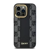 Чохол DKNY Leather Checkered Mono Pattern для iPhone 14 Pro Max Black with MagSafe (DKHMP14XPCPVSLK)