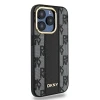 Чохол DKNY Leather Checkered Mono для iPhone 15 Pro Black with MagSafe (DKHMP15LPCPVSLK)