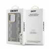 Чохол DKNY Leather Checkered Mono Pattern для iPhone 15 Pro Max Beige with MagSafe (DKHMP15XPCPVSLE)