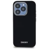 Чохол DKNY Plain Logo для iPhone 15 Pro Black with MagSafe (DKHMP15LPSCMCLK)