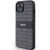 Чохол DKNY Leather Mono Stripe для iPhone 15 / 14 Black (DKHCP14SPRTHSLK)
